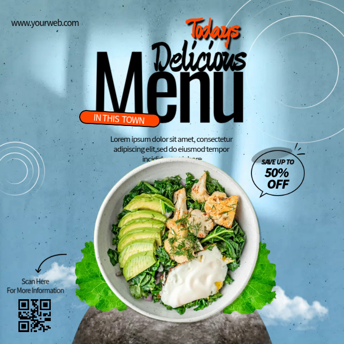 Copy of Delicious Menu Ads | PosterMyWall