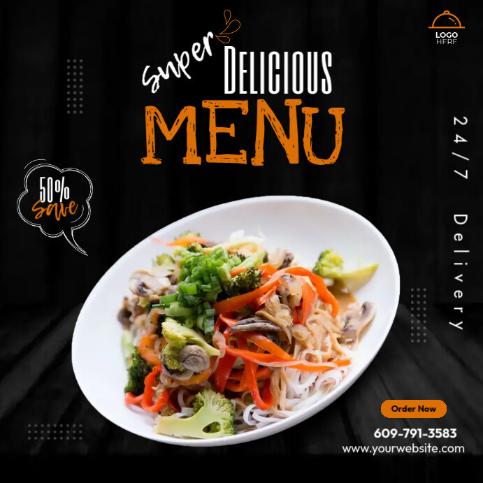 Delicute Menu Copy of Delicious Menu | PosterMyWall