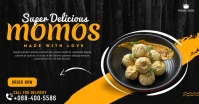 Delicious Momos Facebook Shared Post Design template
