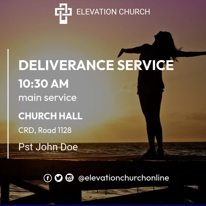 Copy of DELIVERANCE SERVICE (1) PosterMyWall