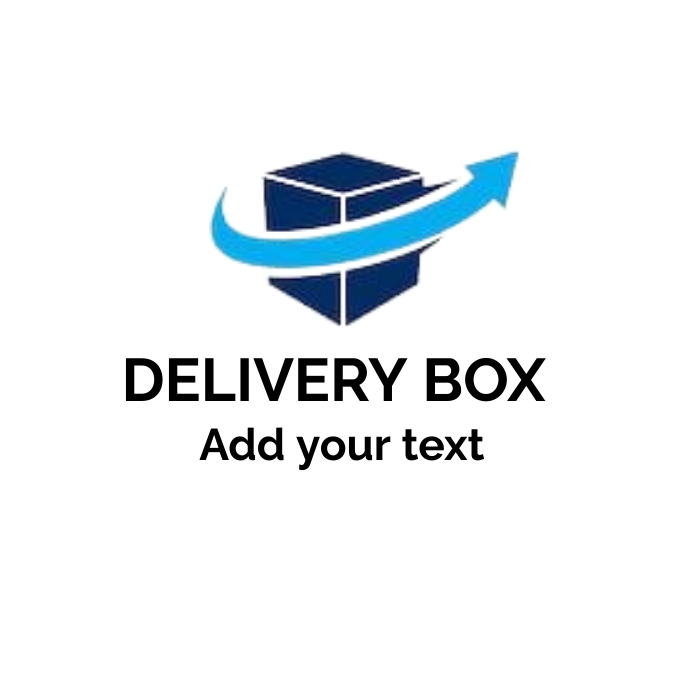 Delivery Box Design Sign delivery box Template | PosterMyWall