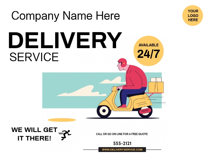DELIVERY Template | PosterMyWall