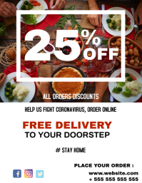 Weekend Delivery Ad Delivery flyer advertisement Template | PosterMyWall