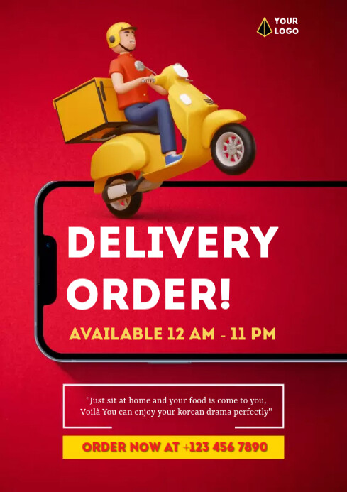 Delivery Order! Template | PosterMyWall