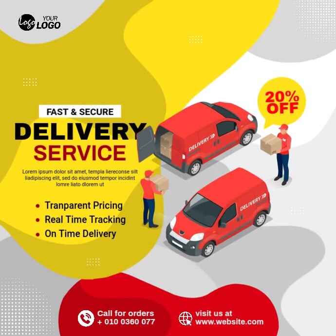 Weekend Delivery Ad Copy of Delivery Service Ad Template | PosterMyWall