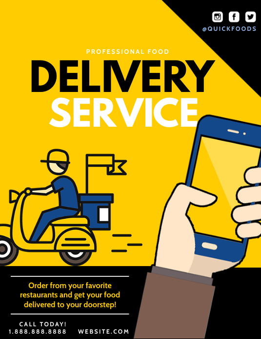 Delivery Service Template Postermywall