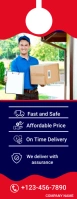 Delivery Service door hanger template