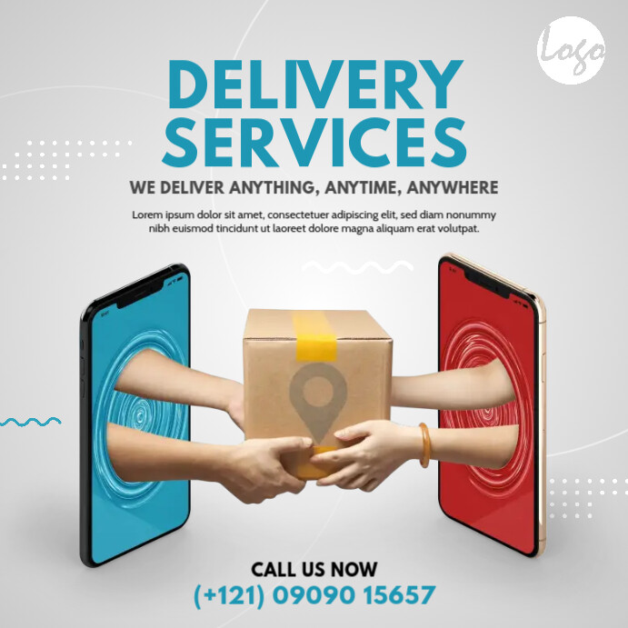 Delivery Driver Advert Examples Delivery Services Ad Template | PosterMyWall
