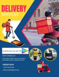 Delivery Flyer Examples delivery services flyer template | PosterMyWall