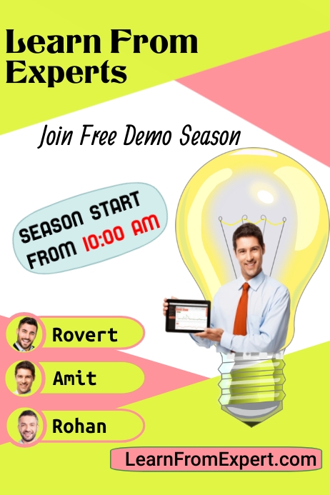 demo class Template | PosterMyWall