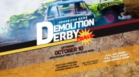 Demolition Derby Twitter Post template