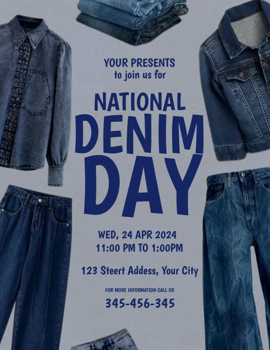 denim day flyer template | PosterMyWall