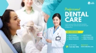 Dental Care Ad Template Цифровой дисплей (16 : 9)