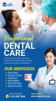 Dental Care Ad Template
