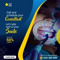 Dental care Post Instagram template