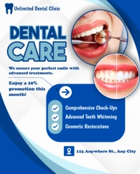 Dental Care Instagram Portrait template
