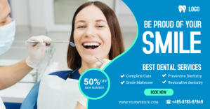 dental care Facebook 共享图片 template