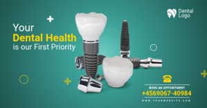dental care Facebook 共享图片 template
