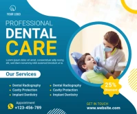 Dental Care Large Rectangle template