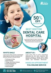 Dental Care Flyer A4 template