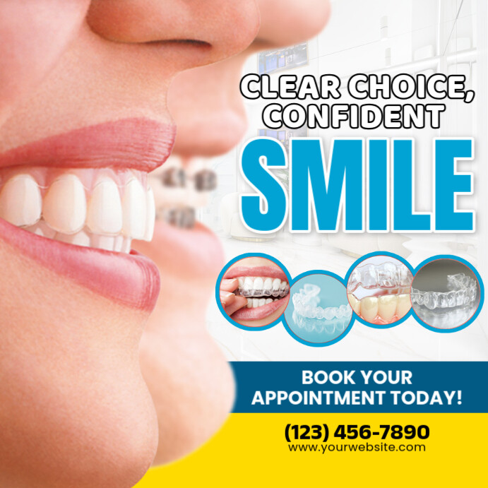 Fall Invisalign Poster Dental Care - Invisalign Template | PosterMyWall
