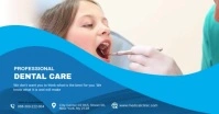 dental care video social media post Facebook Shared Image template