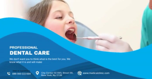 dental care video social media post template