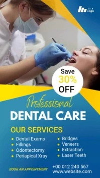 Dental Care Video WhatsApp Status template
