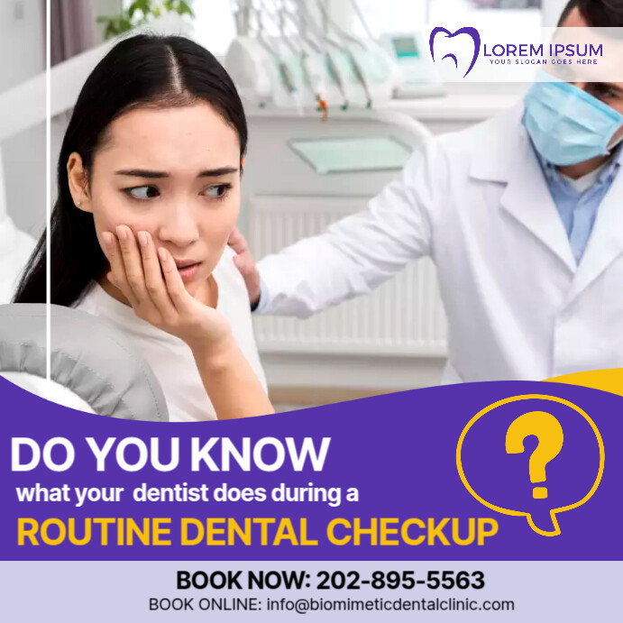 Dental Checkup Ads Instagram Post template