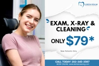 Dental Cleaning Ads Tatak template
