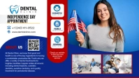 Dental Clinic Ads Facebook Cover Video (16:9) template
