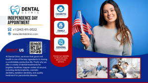 Dental Clinic Ads Facebook Cover Video (16:9) template