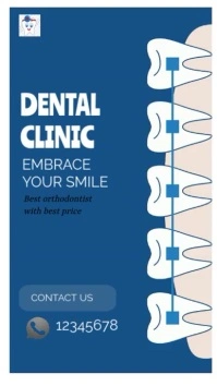 DENTAL CLINIC Digital Display (9:16) template