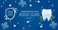 Dental Clinic Event Cover Facebook-Veranstaltungscover template