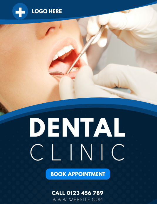 DENTAL CLINIC flyer Template PosterMyWall