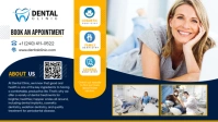 Dental Clinic Google Cover Video copertina Facebook (16:9) template