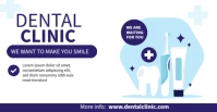 Dental Clinic Services Facebook Event Cover template