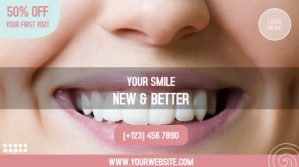 DENTAL CLINIC VIDEO TEMPLATE Tampilan Digital (16:9)