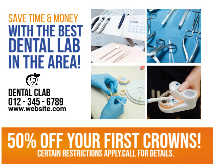 Dental Lab Ads Template | PosterMyWall