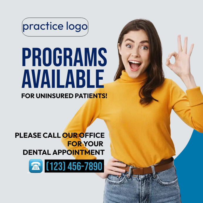 Copy of dental programs | PosterMyWall
