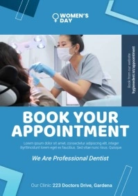 Dental Smiles Video Ads A4 template