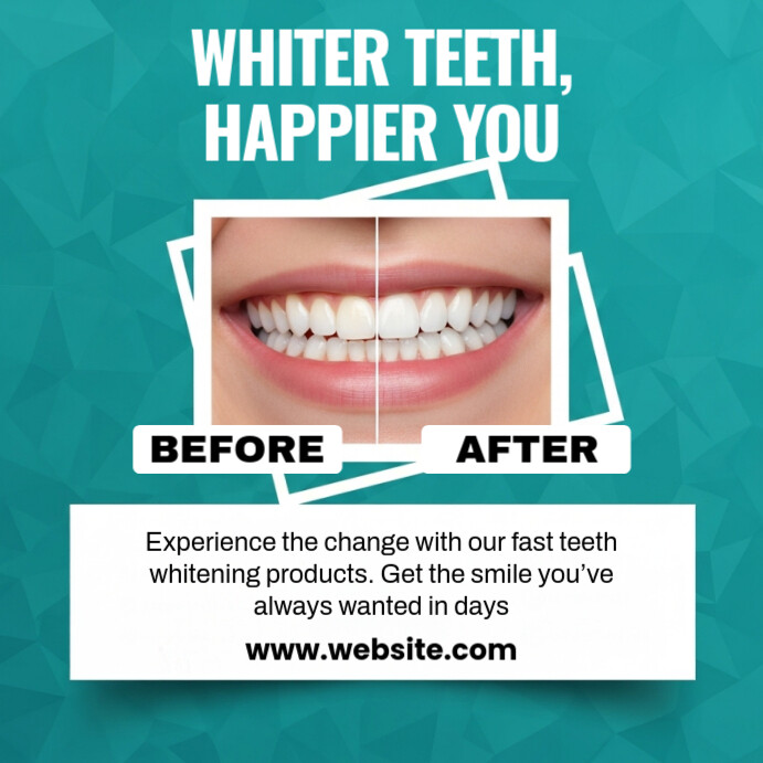 Dental Transformation สี่เหลี่ยมจัตุรัส (1:1) template
