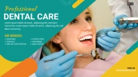Dental YouTube Channer Cover Photo YouTube-Kanal-Coverfoto template
