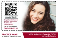 Dentist QR Label template