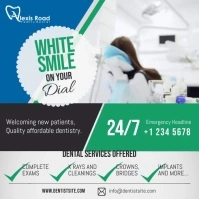 Dentist Services Ad Square Video template