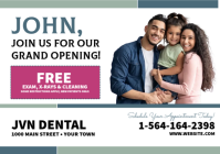 Dentistry Grand Opening A4 template