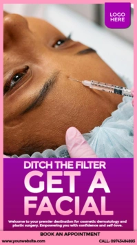 Dermatology Beauty Clinic Instagram Story template