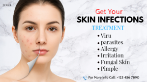 Dermatology poster template