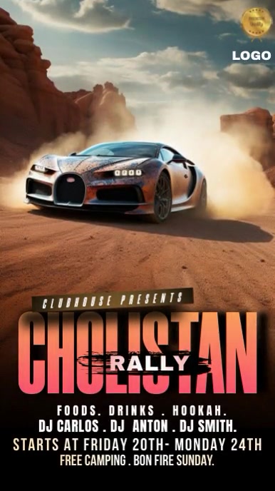 desert race posters Template | PosterMyWall