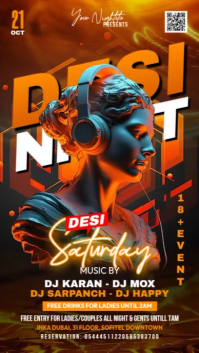Desi Saturday Instagram Story template